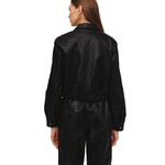Crop Bomber Jacket-Bella Dahl-B20239-K08-300