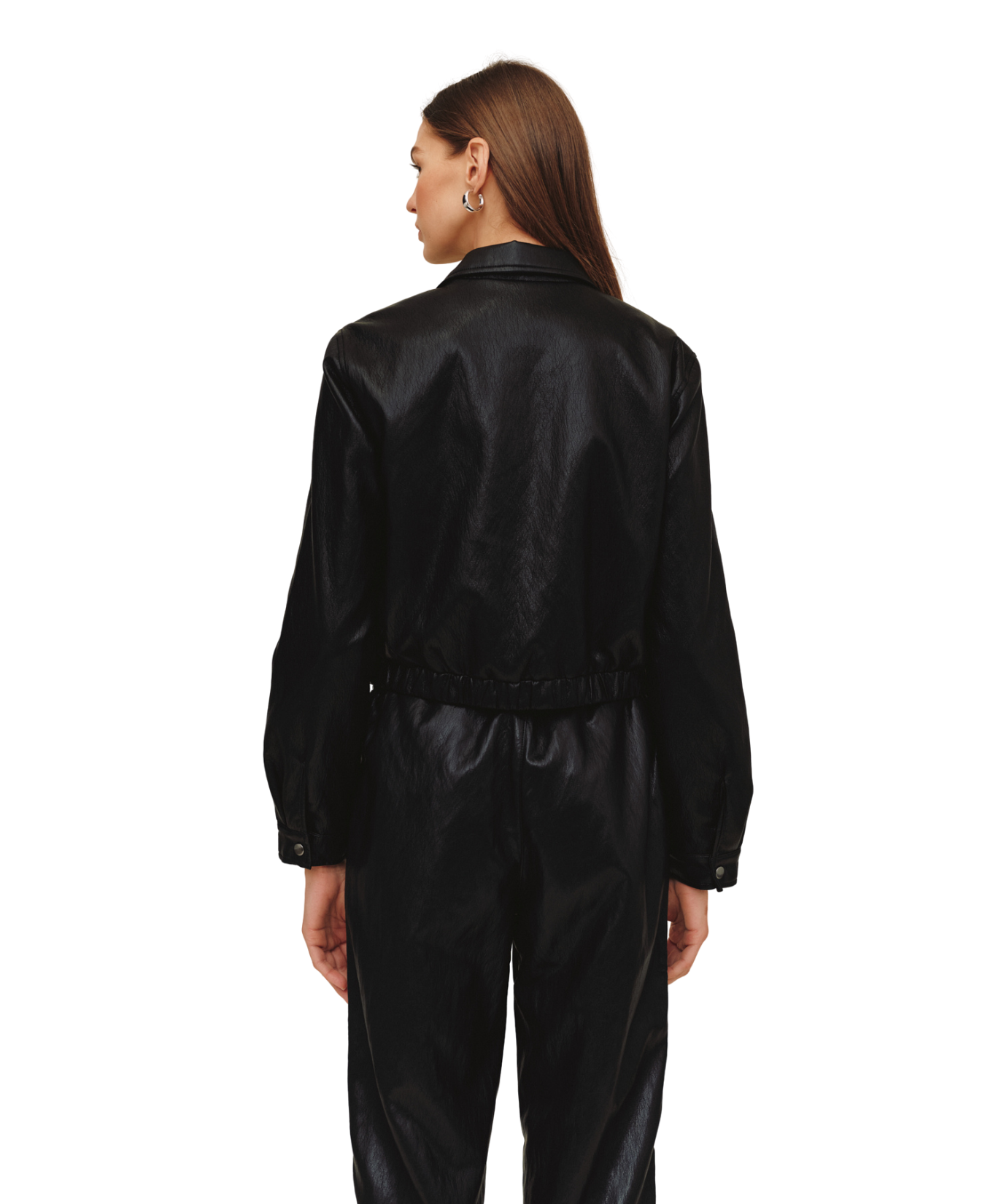 Crop Bomber Jacket-Bella Dahl-B20239-K08-300