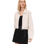 Crop Bomber Jacket-Bella Dahl-B20239-K08-300