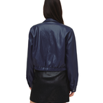 Crop Bomber Jacket-Bella Dahl-B20239-K08-300