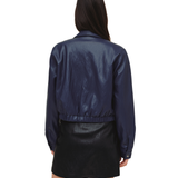 Crop Bomber Jacket-Bella Dahl-B20239-K08-300