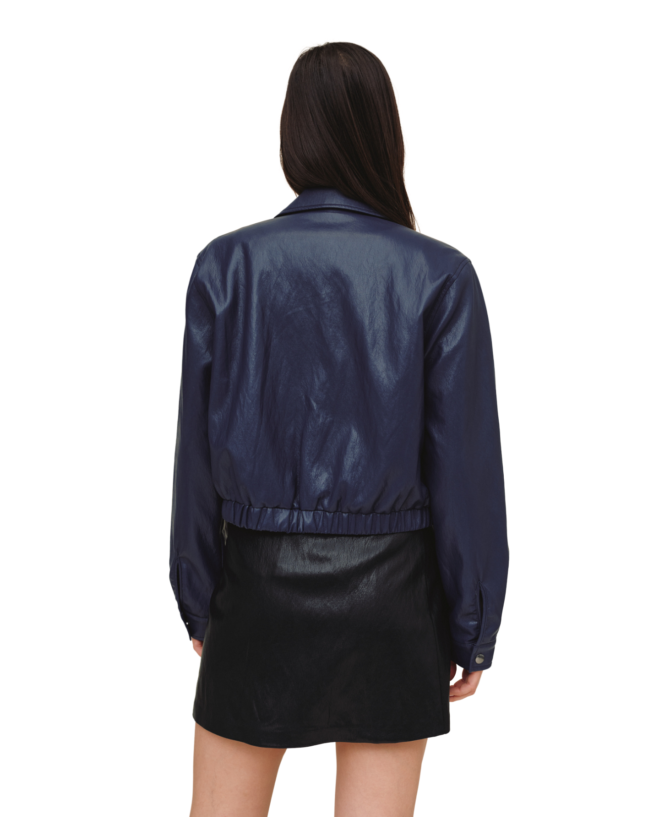Crop Bomber Jacket-Bella Dahl-B20239-K08-300