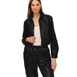 Crop Bomber Jacket-Bella Dahl-B20239-K08-300