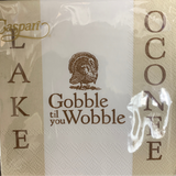 a napkin in a plastic bag