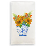 Ginger Jar with Sunflowers Hand Towel