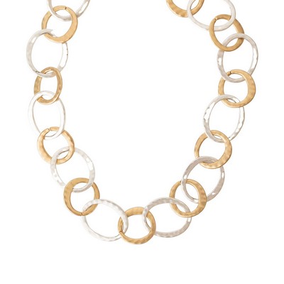 DOC Gold Silver Necklace