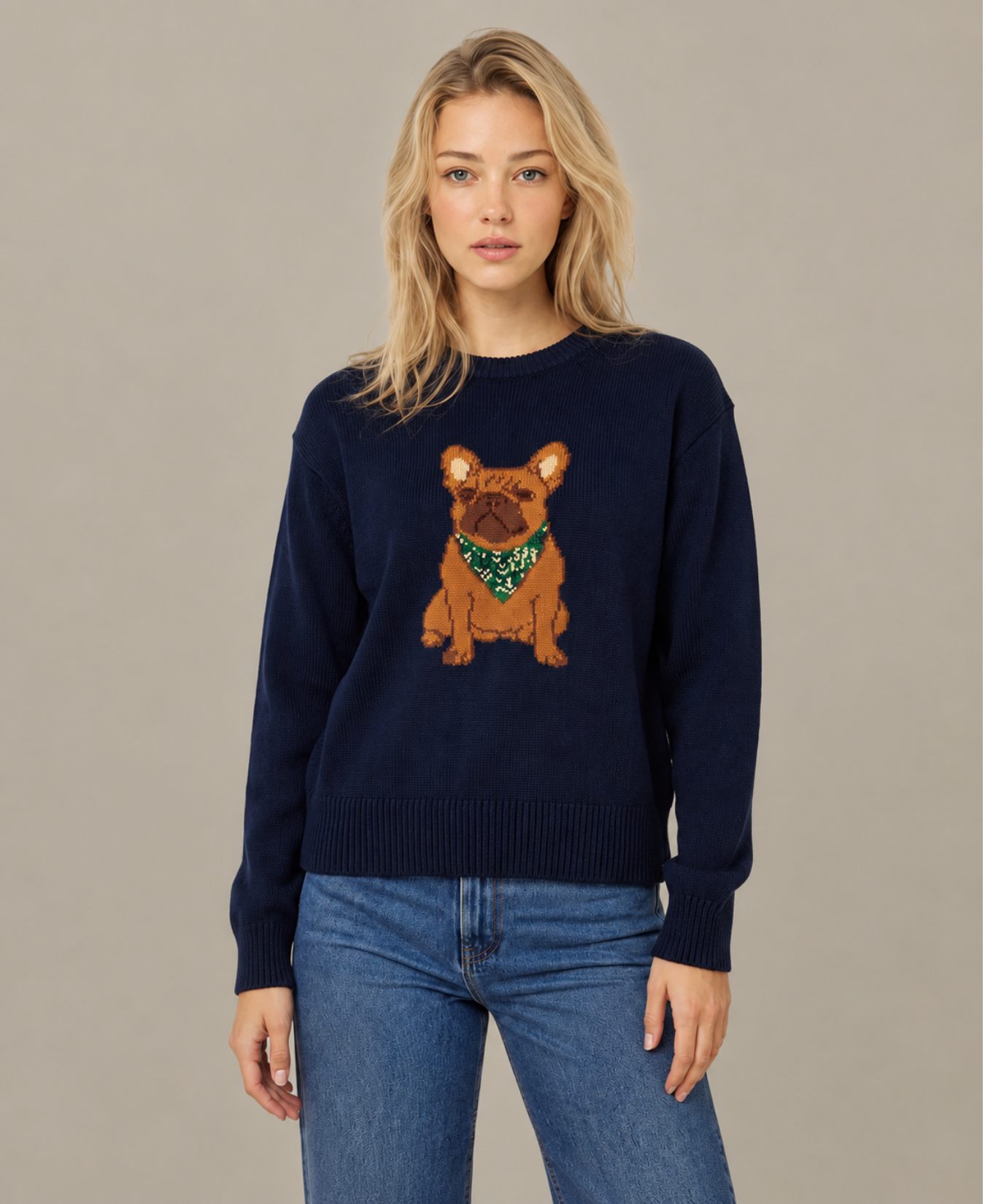 Dog With Bandana Sweater_525 America_110051611