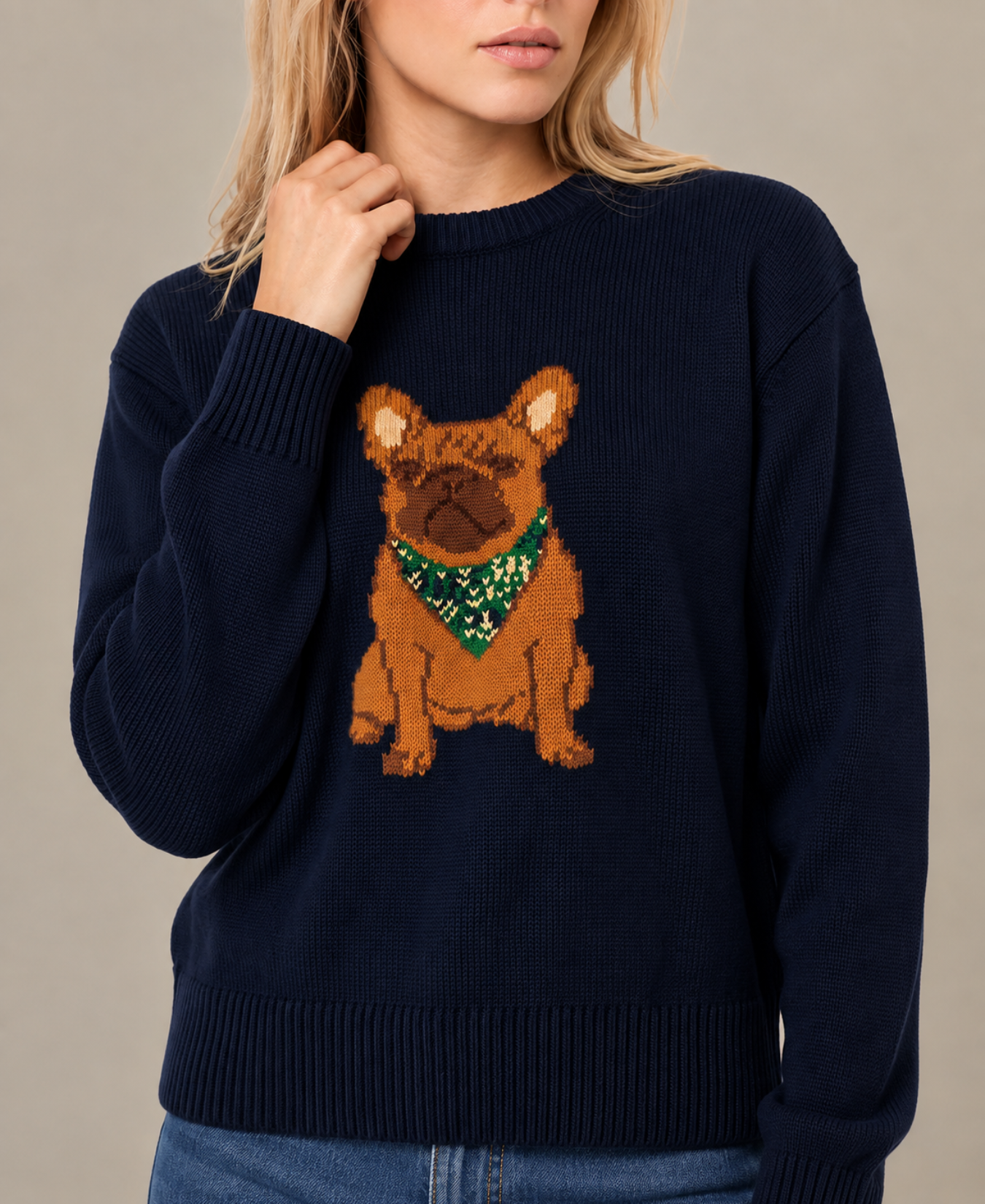 Dog With Bandana Sweater_525 America_110051611