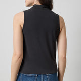 Drape Neck Sleeveless Top_Lilla P_PA3633-BLA
