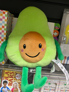 Smiling Avocado Fleece Pillow