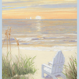 Sympathy Chair on Beach - Sympathy Card