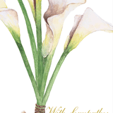 Calla Lillies Greeting Card