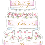 Wedding Cake Foil Greeting Card