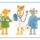 GC Dog Medics Get Well Card