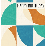 Birthday Card Modern Collage Card