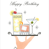 Gentlemen's Cocktails - Birthday Card