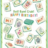 Mahjong Birthday Card