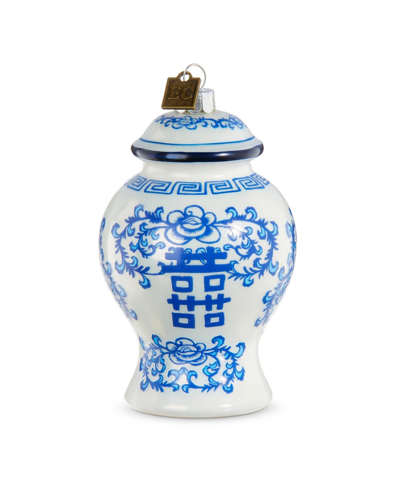 EC 4" Ginger Jar Ornament-Raz Imports-3953034