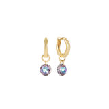 Huggie Gold 0.5" Hoop Reflection Small Charm