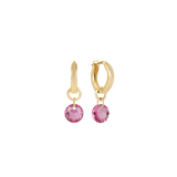 Huggie Gold 0.5" Hoop Reflection Small Charm