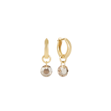 Huggie Gold 0.5" Hoop Reflection Small Charm