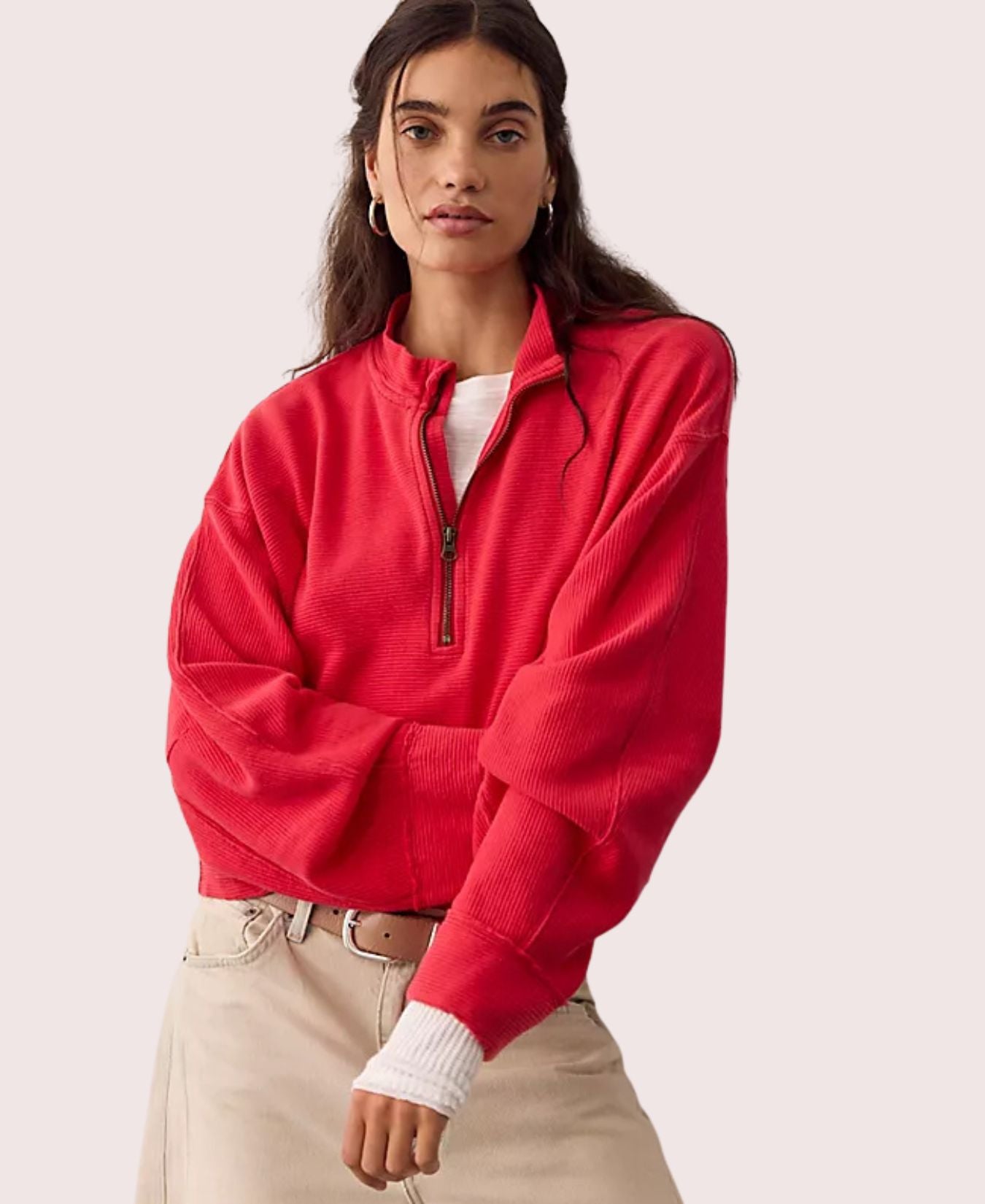 ELESTE QUARTERZIP_Free People_OB2616343-6600