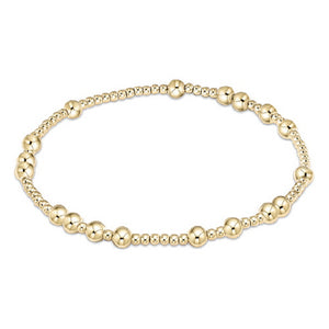 Extends Hope Unwritten 4MM Bread Bracelet Gold