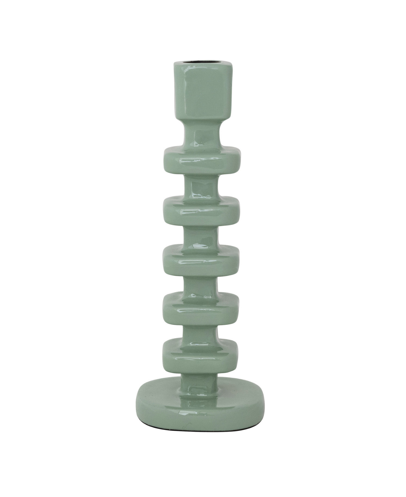 Enameled_Aluminum_Taper_Holder_Eucalyptus_Color_creativeco_op_DG1483_1