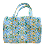 English Garden Blue Travel Duffel Bag