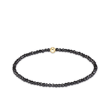 Extends Classic Faceted Hematite 2mm Bracelet-E Newton-BEXCLFHEM2