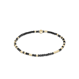 Extends Hope Unwritten Faceted Hematite 2mm Bracelet-E Newton-BEXHOPUNWFHEM2