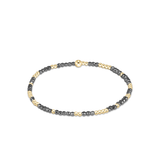 Extends Hope Unwritten Silver Faceted Hematite 2mm Bracelet-E Newton-BEXHOPUNWSILFHEM2
