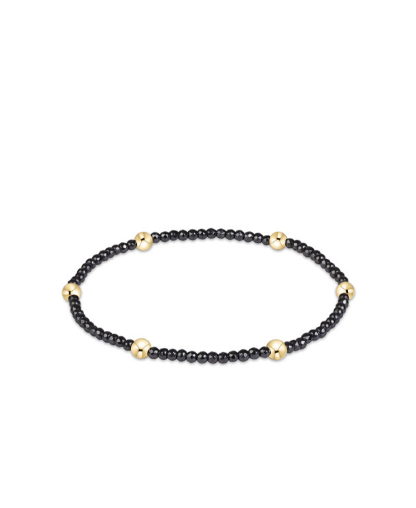 Extends Presence Faceted Hematite 2mm Bracelet-E Newton-BEXPRESFHEM2