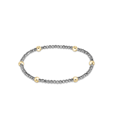 Extends Presence Silver Faceted Hematite 2mm Bracelet Silver / 2mm-E Newton-BEXPRESSILFHEM2