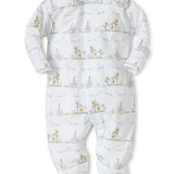 Noah's Print Footie With Zip