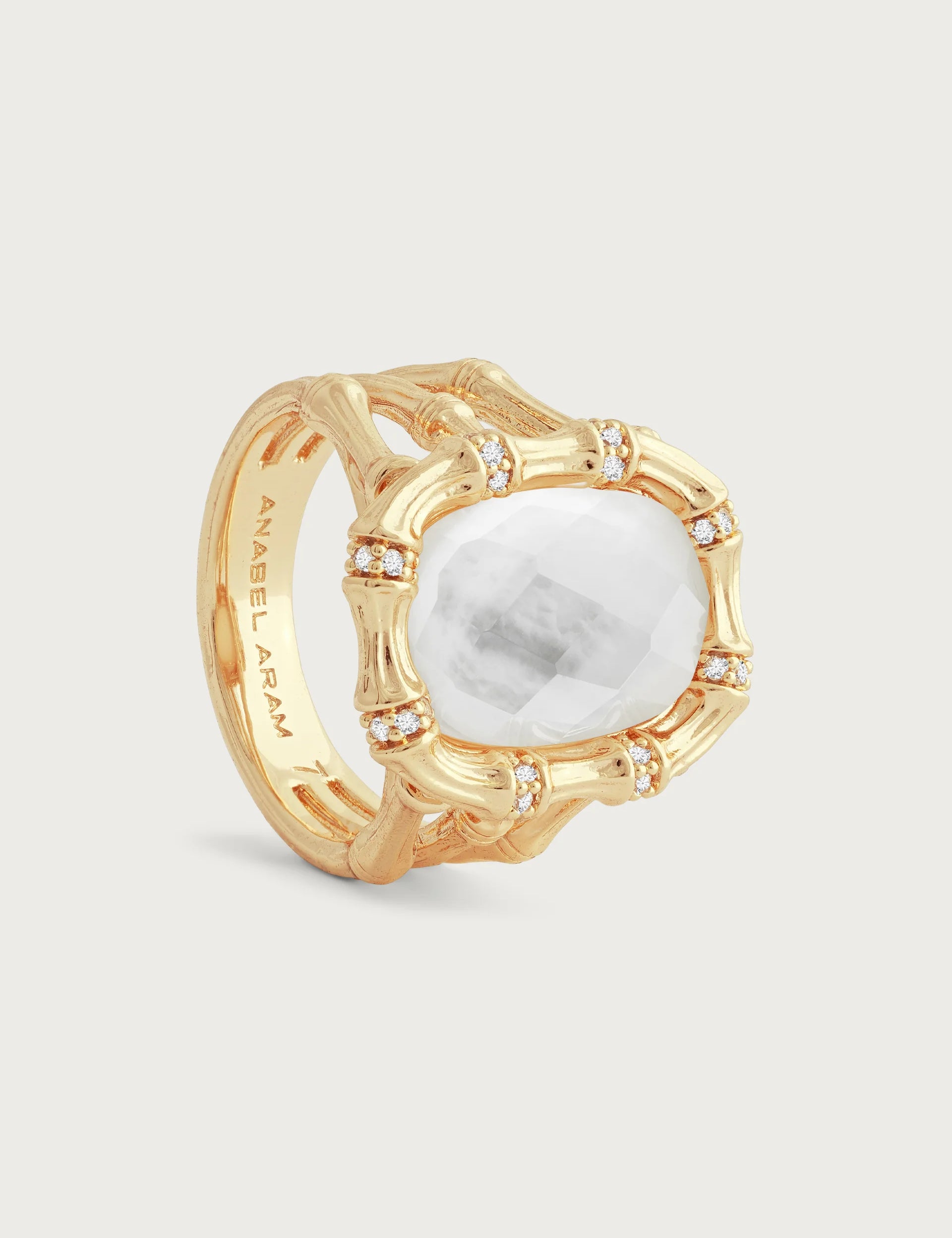 Bamboo with Stone Ring