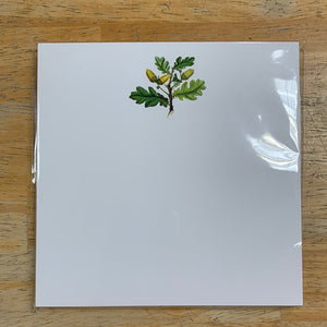 Oak Branch with Acorns Notepad