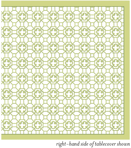 Garden Trellis Tablecloth FTC015L