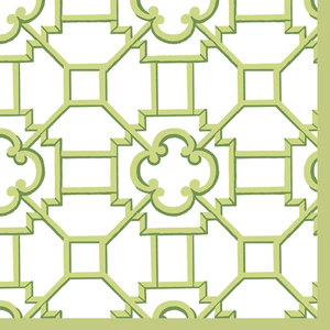 Garden Trellis Green Napkin Set of 4