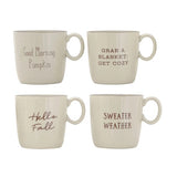 Fall Stoneware Mugs