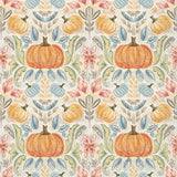 Fall Toile Pumpkin Cocktail Napkins