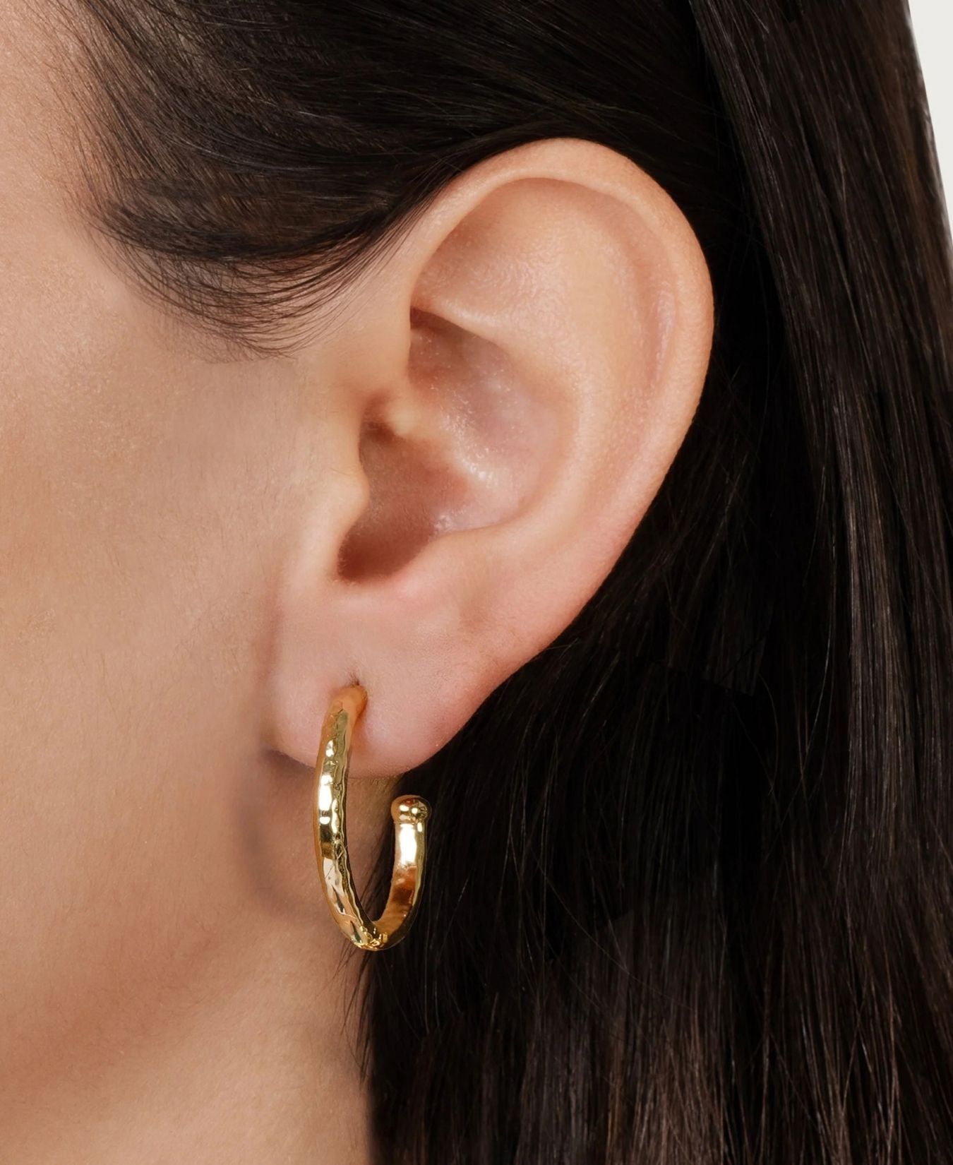 Farrier Charm Hoop Earrings-anabelAram-14111128725