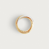 Farrier Mixed Metal Triple Band Ring-Anabel Aram