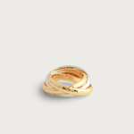 Farrier Mixed Metal Triple Band Ring-Anabel Aram