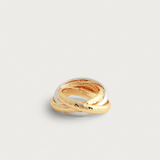 Farrier Mixed Metal Triple Band Ring-Anabel Aram