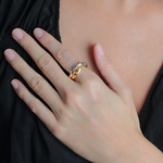 Farrier Mixed Metal Triple Band Ring-Anabel Aram