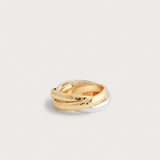 Farrier Mixed Metal Triple Band Ring-Anabel Aram