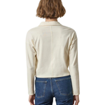 Faux Wrap Collared Top_Lilla P_PA3535-ROP