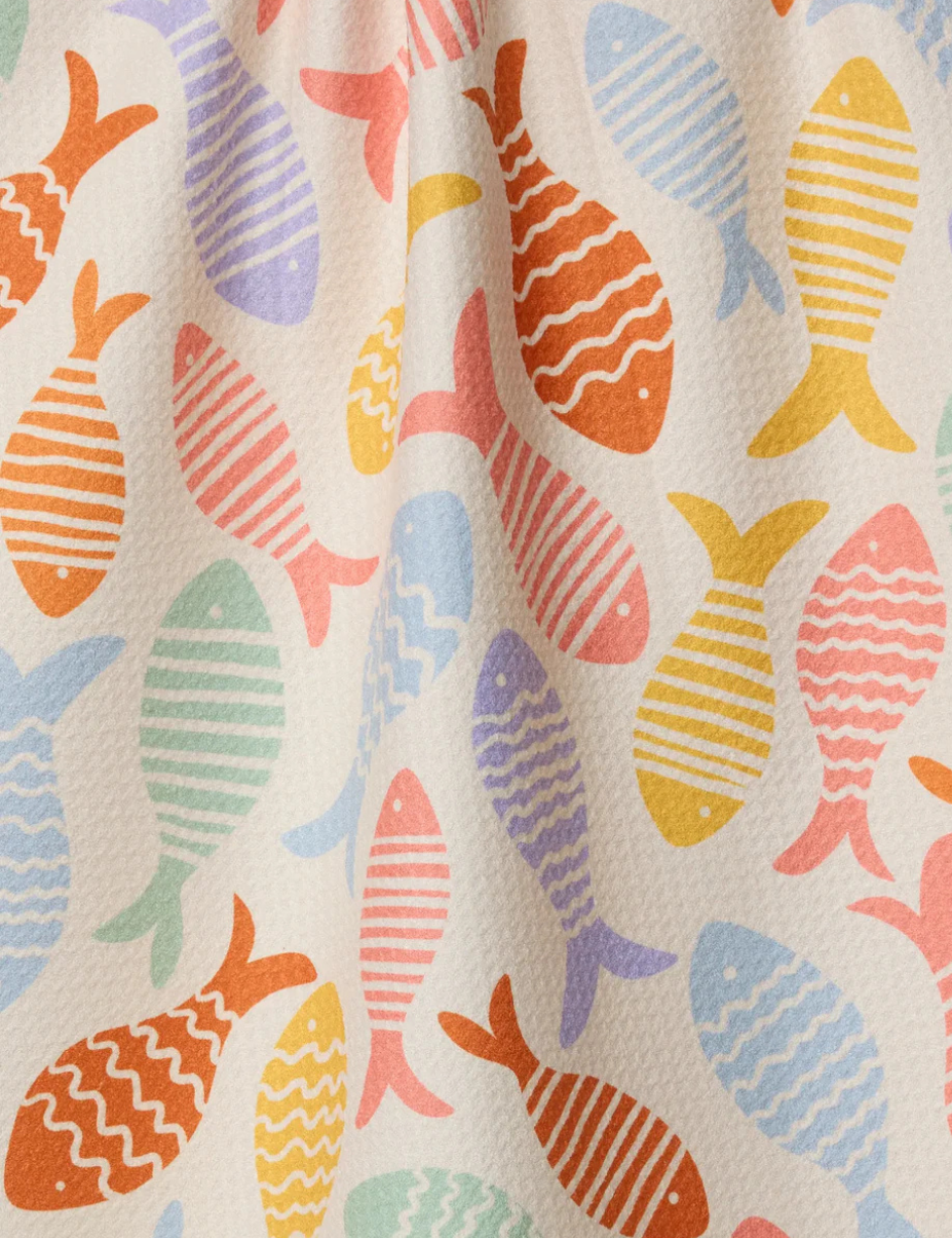 Fish Flip Tea Towel