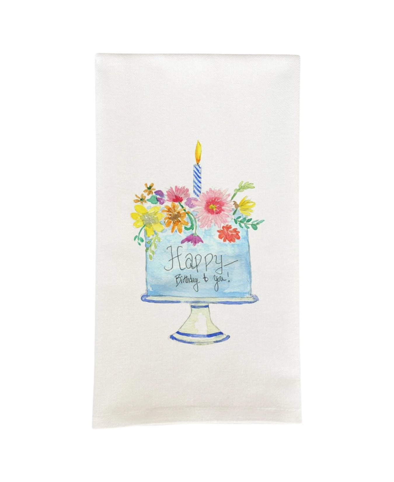 Floral Birthday Cake-French Graffiti
-D1022